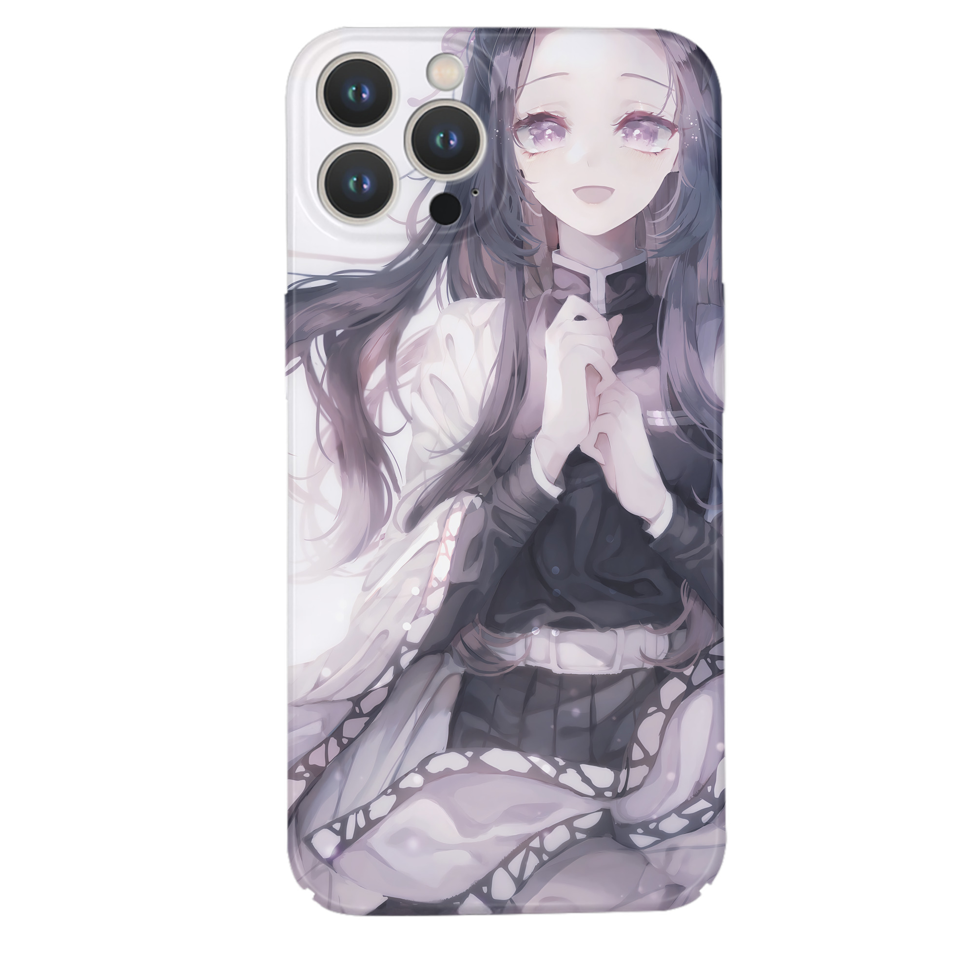 （画像用） 鬼滅の刃（きめつのやいば）蟲柱-胡蝶 しのぶ／こちょう しのぶ Kochou Shinobu 【iPhone 14シリーズ対応】ハードケース